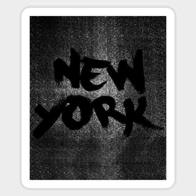 new york Sticker by martian